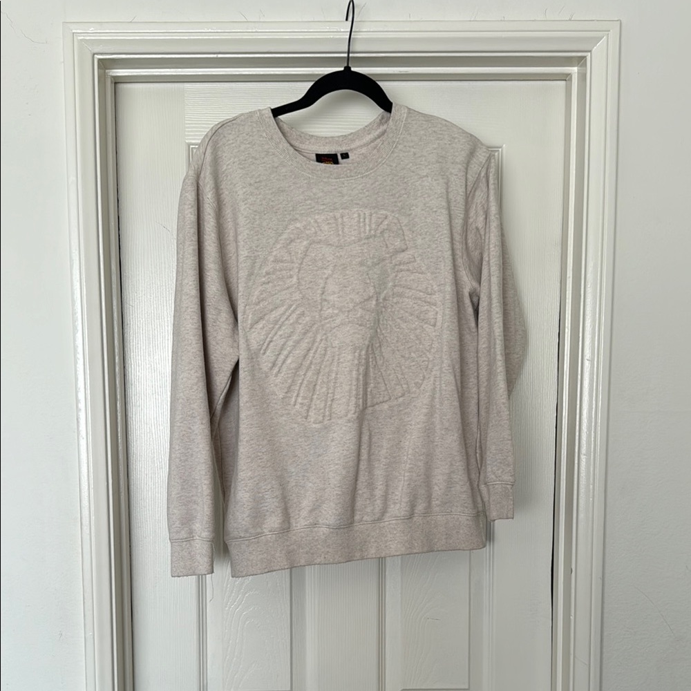 The Lion King large Broadway Beige Embossed Sweatshirt